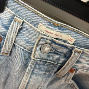 Levi's Women's Wedgie Straight Jeans - Light Blue